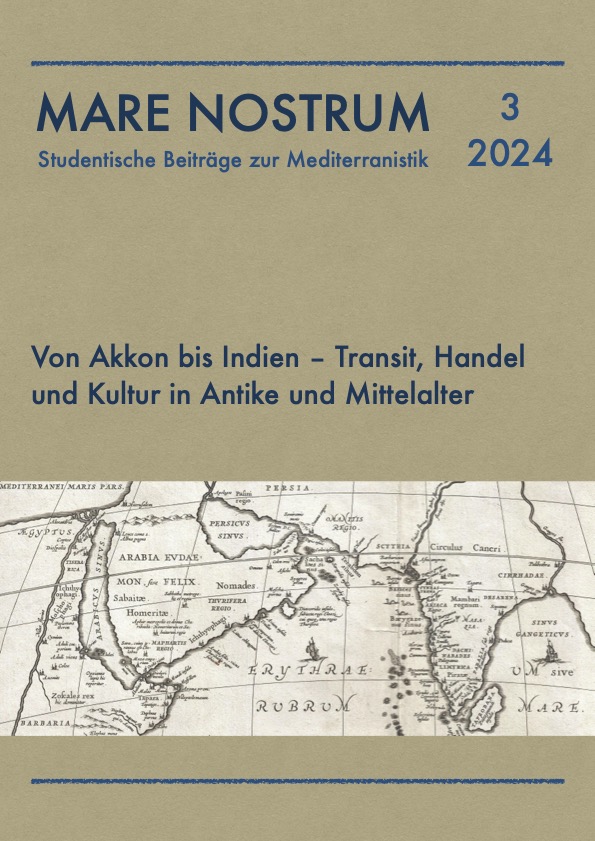 					View Vol. 3 (2024): Von Akkon bis Indien – Transit, Handel und Kultur in Antike und Mittelalter
				